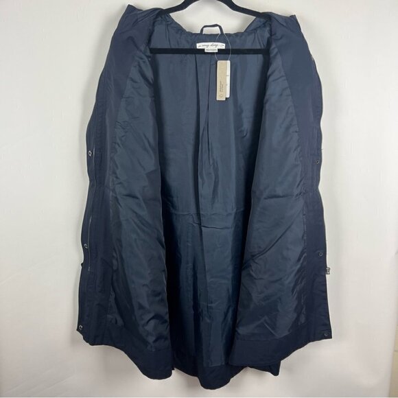 🩷 Penningtons Hooded Water - Repellent Jacket For Women. Color: Black. Size: 2XL - Picture 10 of 16